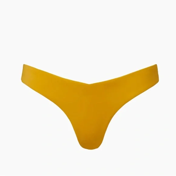 Onia Yellow Scoop Bikini Set – Chiara Bottom & Scoop Top - Picture 3 of 5